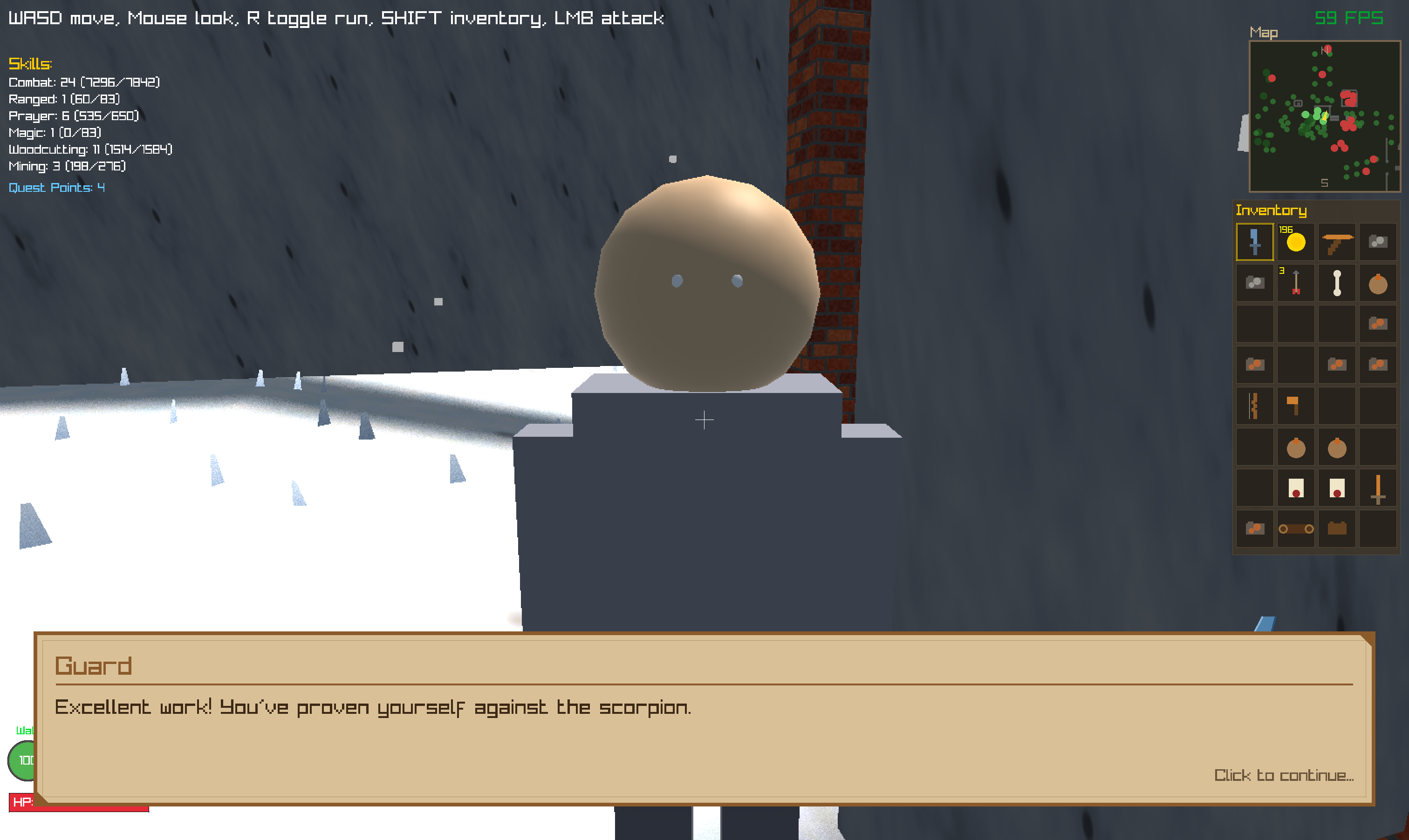 Quest completion